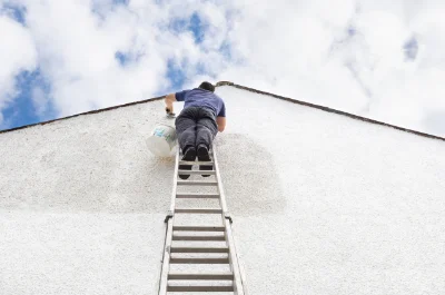 Peinture extérieure à la Forêt-Sainte-Croix — façades et ravalement